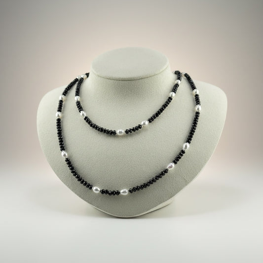 Onyx Pearl Necklace